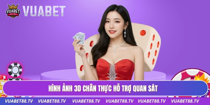 Hình ảnh 3D chân thực hỗ trợ quan sát 